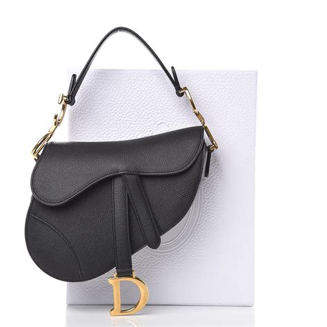 christian dior calfskin mini d fence saddle bag black|CHRISTIAN DIOR Calfskin Mini D Fence Saddle Bag Black.